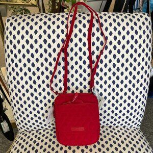 NWT Vera Bradley Red Quilted Crossbody Purse